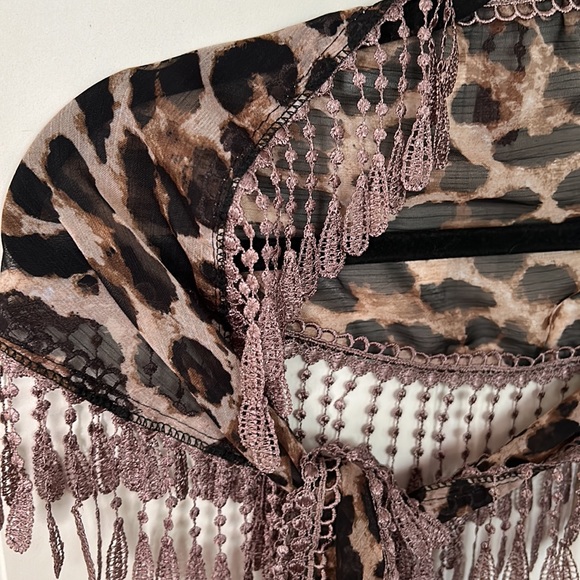 Beautiful ANIMAL Print Tassel Belt/Neck Scarf - Picture 6 of 8